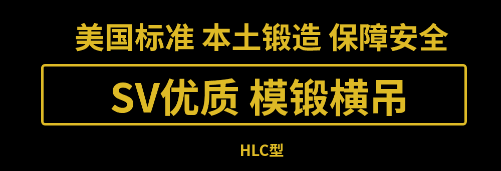 美国艾培尔(Able)SV优质模锻横吊HLC型在武汉正式开售! 美国艾培尔(Able)SV优质模锻横吊HLC型在武汉正式开售!